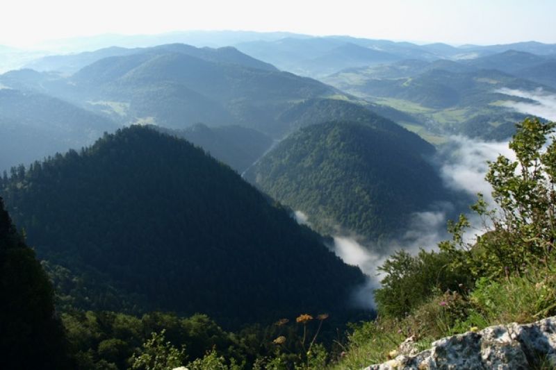 Klasztorna Góra z Trzech Koron - Pieniny
